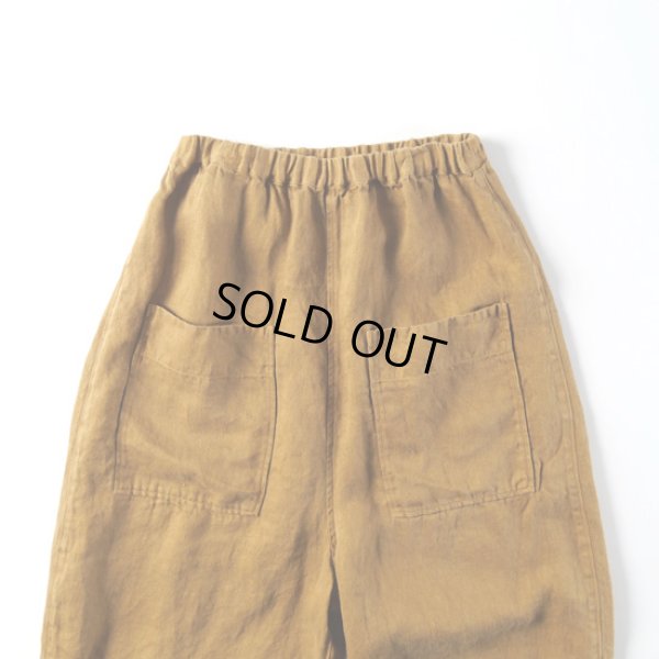 画像2: tumugu / ツムグ ソリトリネン 8分丈パンツ (2)