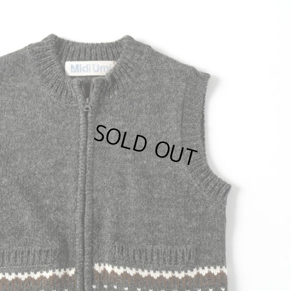 画像2: MidiUmi / ミディウミ ノルディックニットベスト (2)