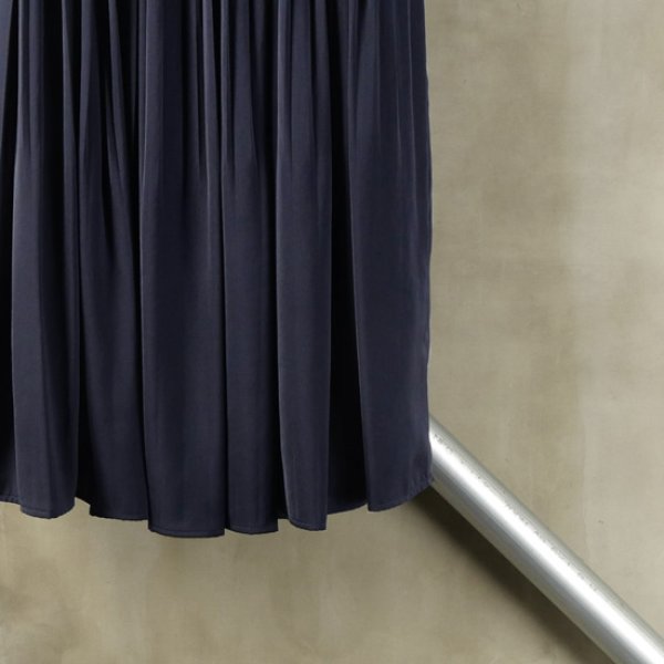 画像7: sosotto / ソソット アンティークサテン 消しプリーツスカート (7)