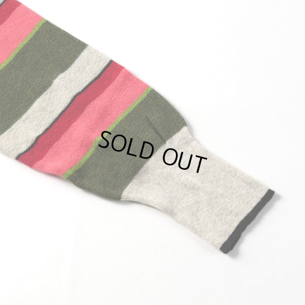 画像5: ESTROISLOSE / エストゥロワルーズ コットンカシミヤマルチボーダー タートルプルオーバー (5)