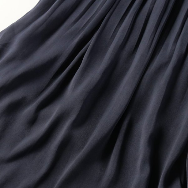 画像5: sosotto / ソソット アンティークサテン 消しプリーツスカート (5)
