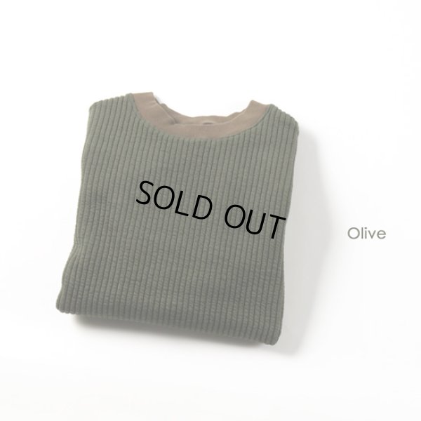 画像10: prit / プリット コールキルト クルーネックプルオーバー (10)