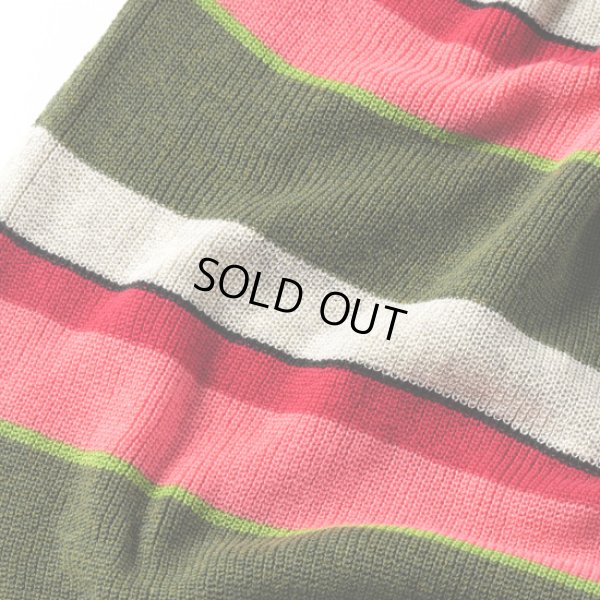 画像6: ESTROISLOSE / エストゥロワルーズ コットンカシミヤマルチボーダー タートルプルオーバー (6)