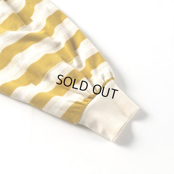 画像6: tumugu / ツムグ でこぼこインレーボーダー フードプルオーバー (6)