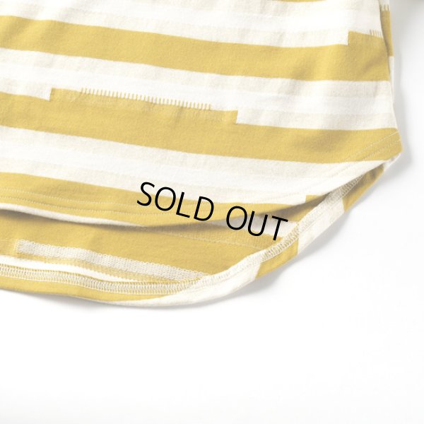 画像7: tumugu / ツムグ でこぼこインレーボーダー フードプルオーバー (7)