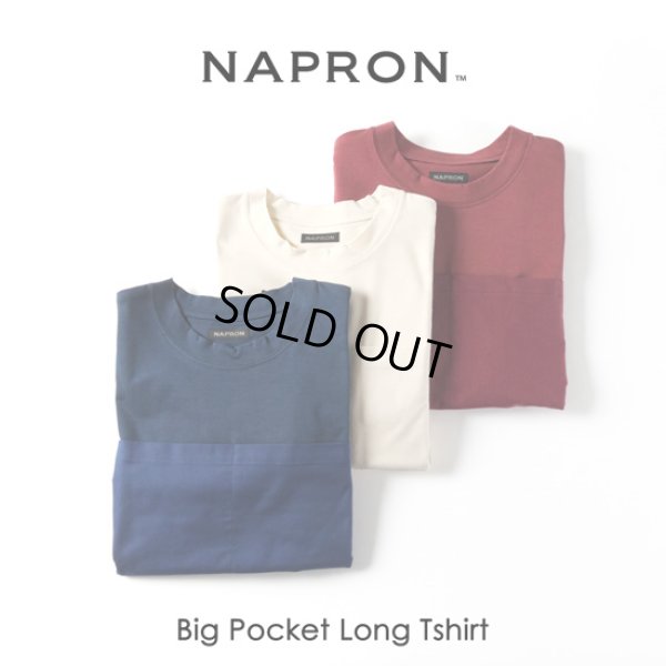 画像11: NAPRON / ナプロン ビッグポケットロングTシャツ (11)