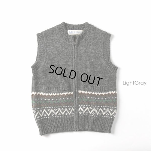 画像6: MidiUmi / ミディウミ ノルディックニットベスト (6)