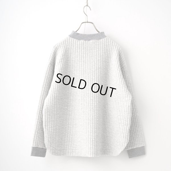 画像8: grin / グリン ストライプキルト モックラウンドプルオーバー (8)