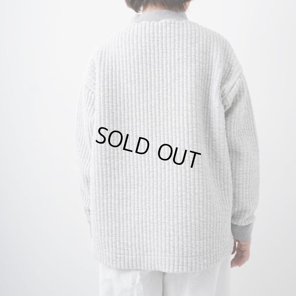 画像11: grin / グリン ストライプキルト モックラウンドプルオーバー (11)