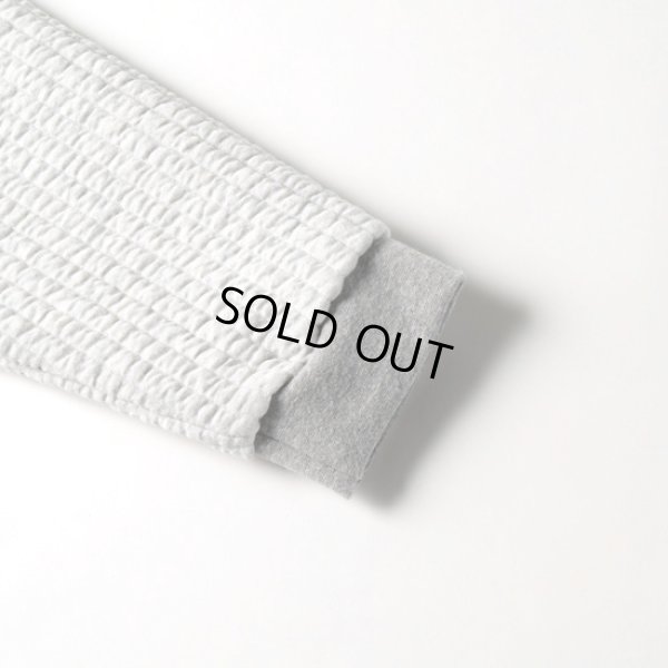 画像5: grin / グリン ストライプキルト モックラウンドプルオーバー (5)