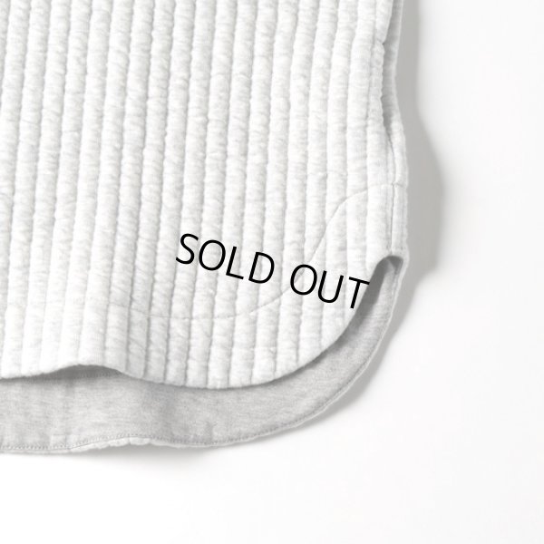 画像6: grin / グリン ストライプキルト モックラウンドプルオーバー (6)