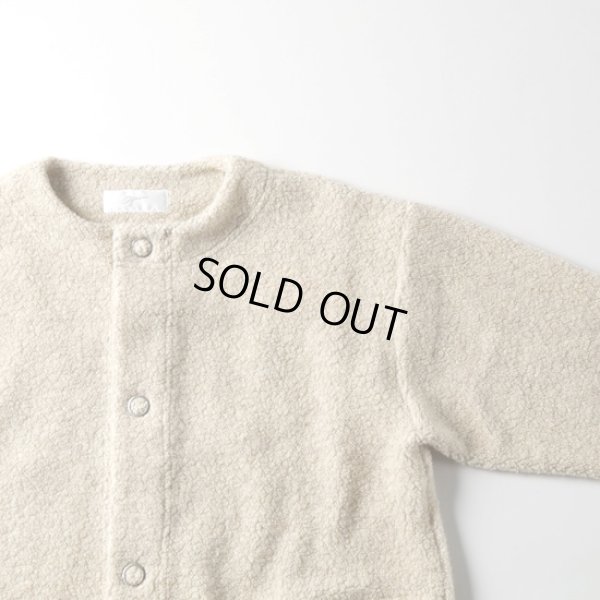 画像5: grin / グリン シープパイルボア スナップカーディガン (5)