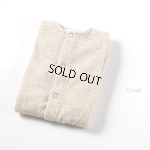 画像14: grin / グリン シープパイルボア スナップカーディガン (14)