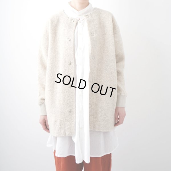 画像9: grin / グリン シープパイルボア スナップカーディガン (9)
