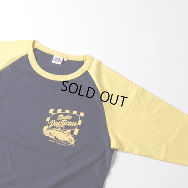 画像3: STUDIOD'ARTISAN / ステュディオダルチザン プリントラグラン7分袖Tシャツ (3)