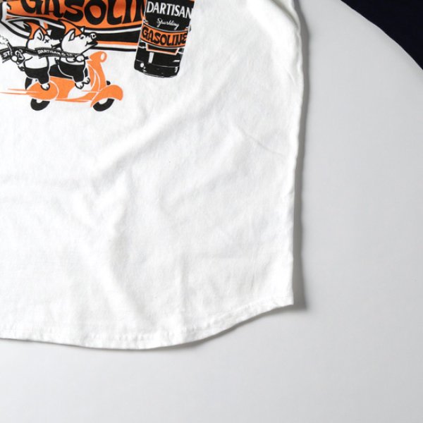 画像4: STUDIOD'ARTISAN / ステュディオダルチザン プリントラグラン7分袖Tシャツ (4)