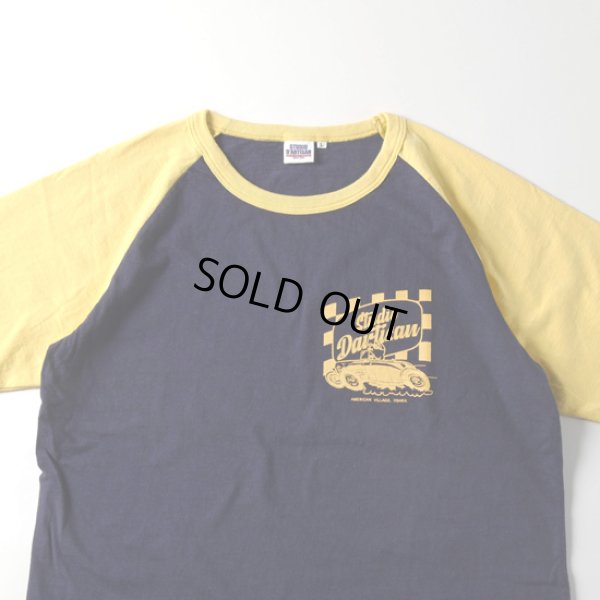 画像2: STUDIOD'ARTISAN / ステュディオダルチザン プリントラグラン7分袖Tシャツ (2)