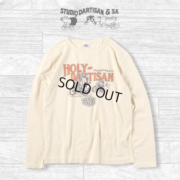 画像6: STUDIOD'ARTISAN / ステュディオダルチザン プリントロングTシャツ (6)