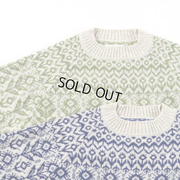 画像11: grin / グリン kukka ジャガード クループルオーバー (11)