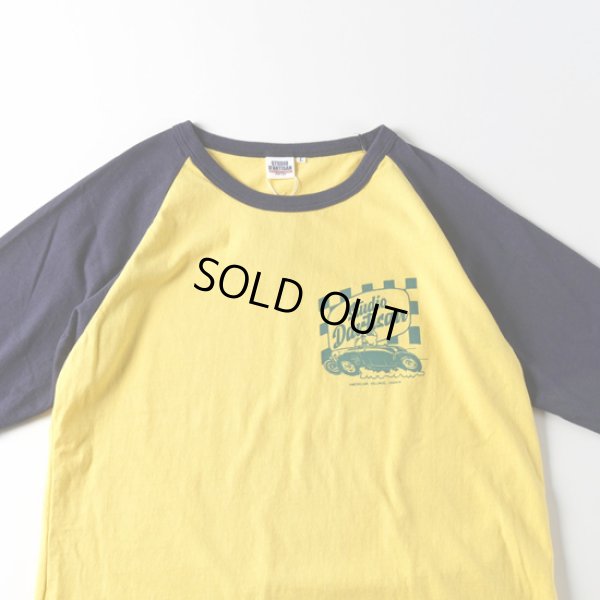 画像8: STUDIOD'ARTISAN / ステュディオダルチザン プリントラグラン7分袖Tシャツ (8)