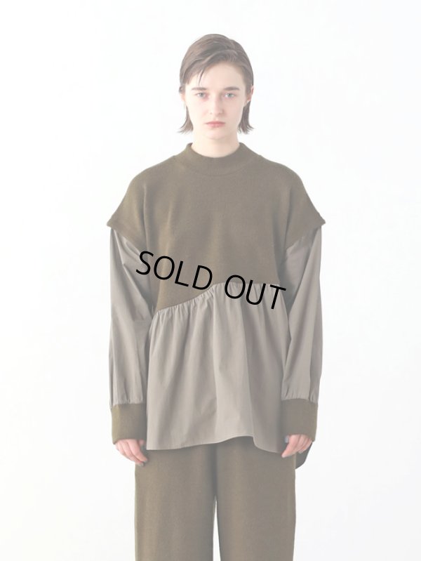 画像4: KELEN / ケレン ニットコンビトップス HAWL (4)