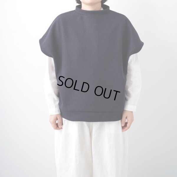 画像3: grin / グリン フエルトウールガーゼ モックベスト (3)