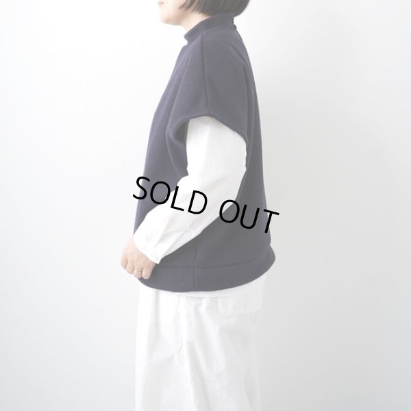 画像4: grin / グリン フエルトウールガーゼ モックベスト (4)