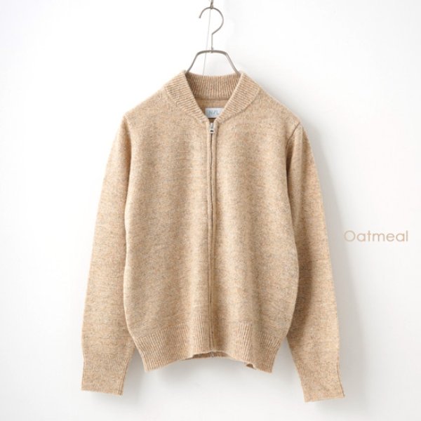 画像11: NATURAL LAUNDRY / ナテュラルランドリー メランジラム ZIPブルゾン (11)