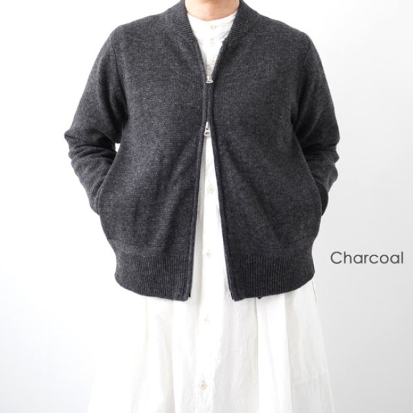 画像6: NATURAL LAUNDRY / ナテュラルランドリー メランジラム ZIPブルゾン (6)