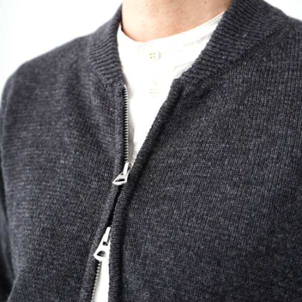 画像7: NATURAL LAUNDRY / ナテュラルランドリー メランジラム ZIPブルゾン (7)