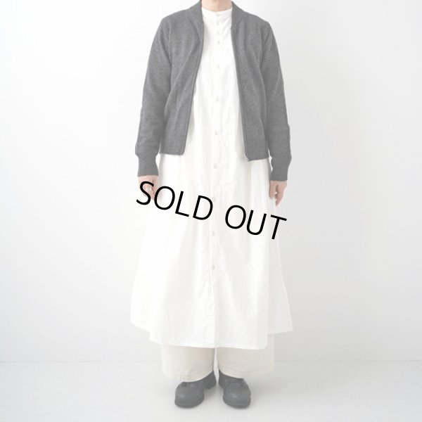 画像2: NATURAL LAUNDRY / ナテュラルランドリー メランジラム ZIPブルゾン (2)