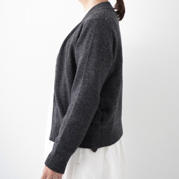 画像4: NATURAL LAUNDRY / ナテュラルランドリー メランジラム ZIPブルゾン (4)