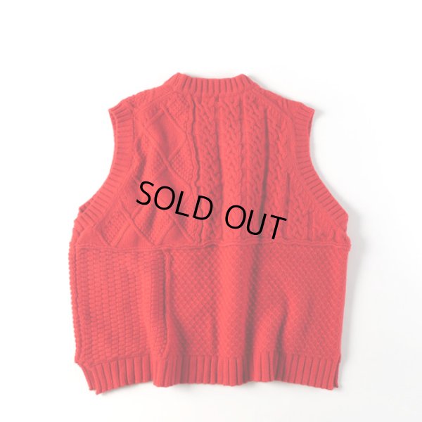 画像16: NATURAL LAUNDRY / ナテュラルランドリー ラムケーブル パネルベスト (16)