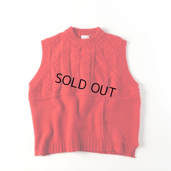 画像15: NATURAL LAUNDRY / ナテュラルランドリー ラムケーブル パネルベスト (15)