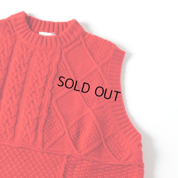 画像12: NATURAL LAUNDRY / ナテュラルランドリー ラムケーブル パネルベスト (12)