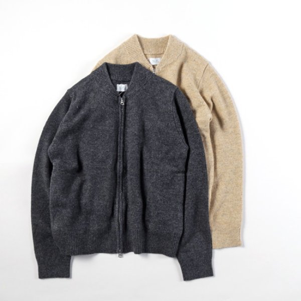 画像21: NATURAL LAUNDRY / ナテュラルランドリー メランジラム ZIPブルゾン (21)