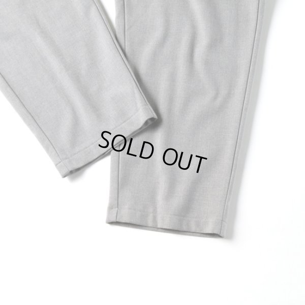 画像7: prit / プリット ストレッチウールライクサキソニー テーパードイージーパンツ (7)