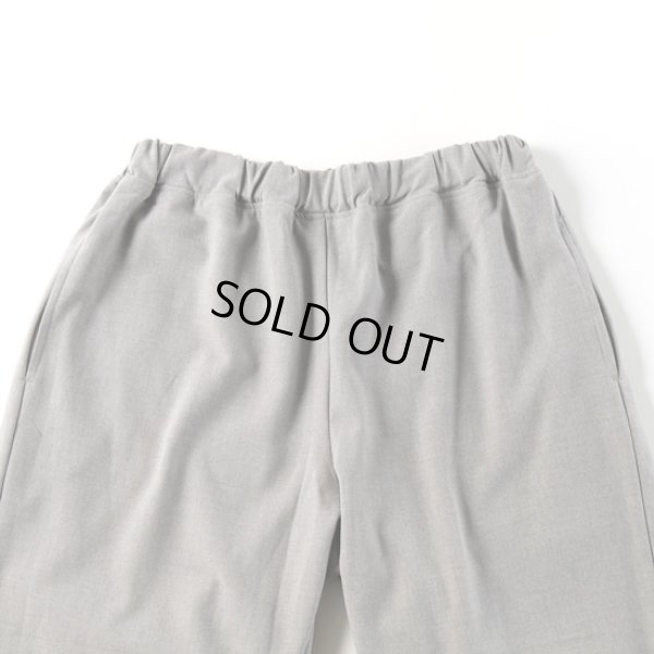 画像3: prit / プリット ストレッチウールライクサキソニー テーパードイージーパンツ (3)