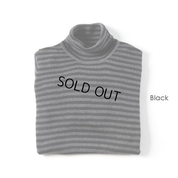 画像7: sosotto / ソソット コットンカシミア ボーダータートル (7)