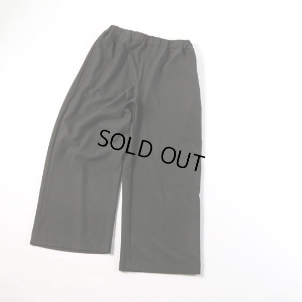 画像2: prit / プリット ストレッチウールライクサキソニー ワイドパンツ (2)