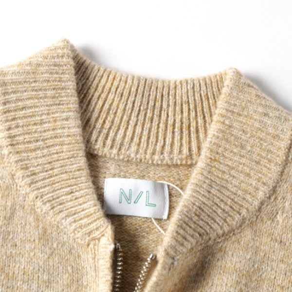 画像14: NATURAL LAUNDRY / ナテュラルランドリー メランジラム ZIPブルゾン (14)