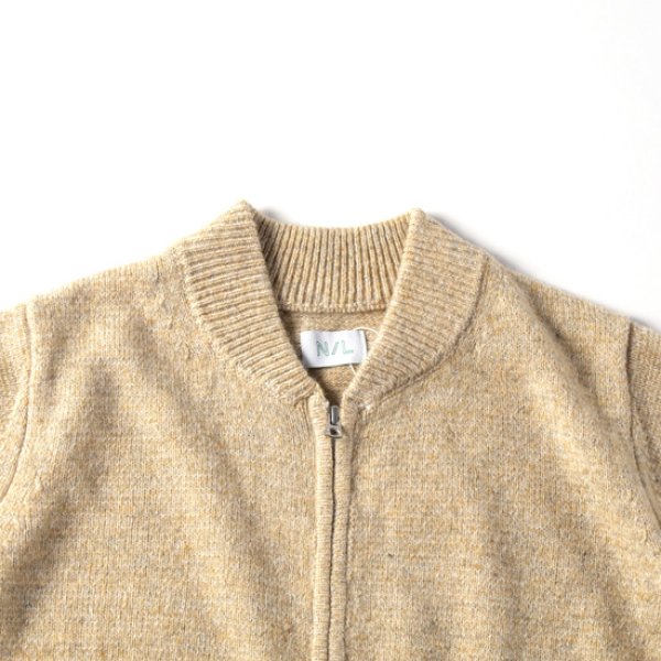 画像13: NATURAL LAUNDRY / ナテュラルランドリー メランジラム ZIPブルゾン (13)