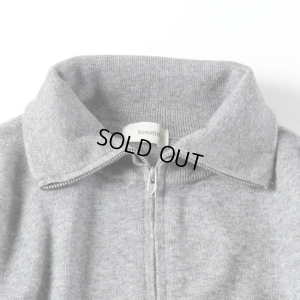 画像4: sosotto / ソソット スウェットニット ZIPUP (4)