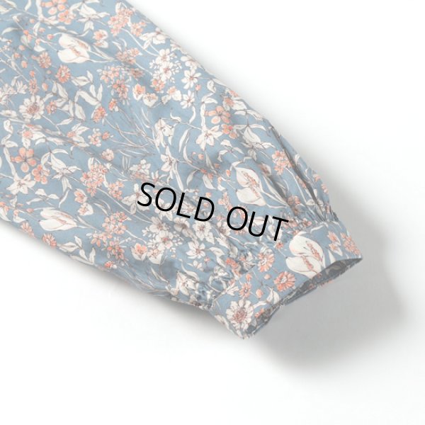 画像4: sosotto / ソソット リバティープリント ゴムシャーリングブラウス長袖 (4)