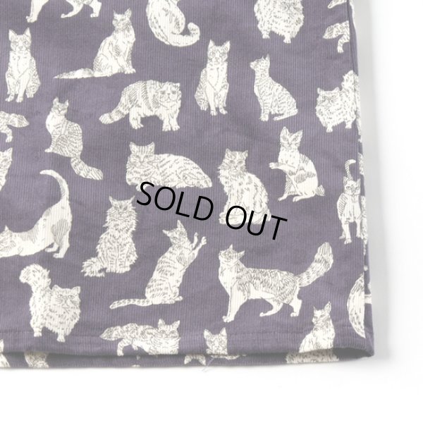 画像6: sosotto / ソソット リバティー細コール 2WAY丸衿シャーリング袖ブラウス (6)