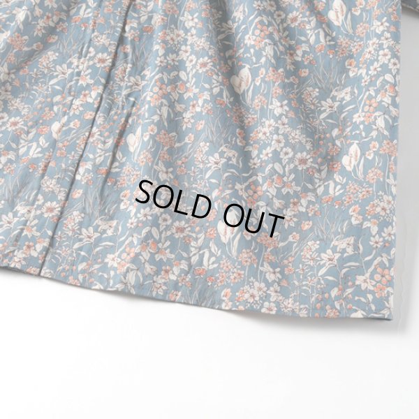 画像6: sosotto / ソソット リバティープリント ゴムシャーリングブラウス長袖 (6)