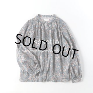 sosotto / ソソット 細コール×LIBERTY ビブヨーク切替ワンピース,ブランド, 