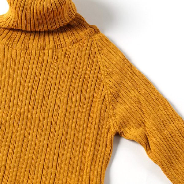 画像10: NARU / ナル ランダムリブ タートルネックセーター (10)