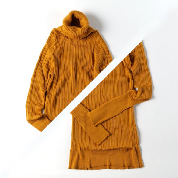 画像8: NARU / ナル ランダムリブ タートルネックセーター (8)