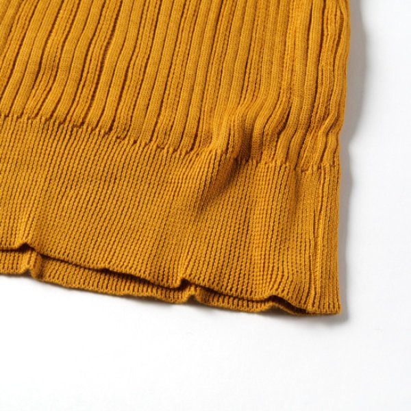 画像13: NARU / ナル ランダムリブ タートルネックセーター (13)